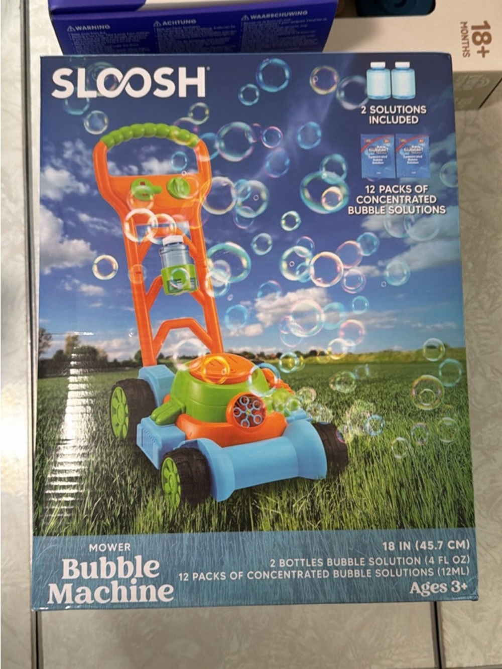 Lawn Mower Toy Bubble Machine